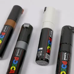Estuche 4 rotuladores PC8K Colores Surtidos Uni Rotuladores