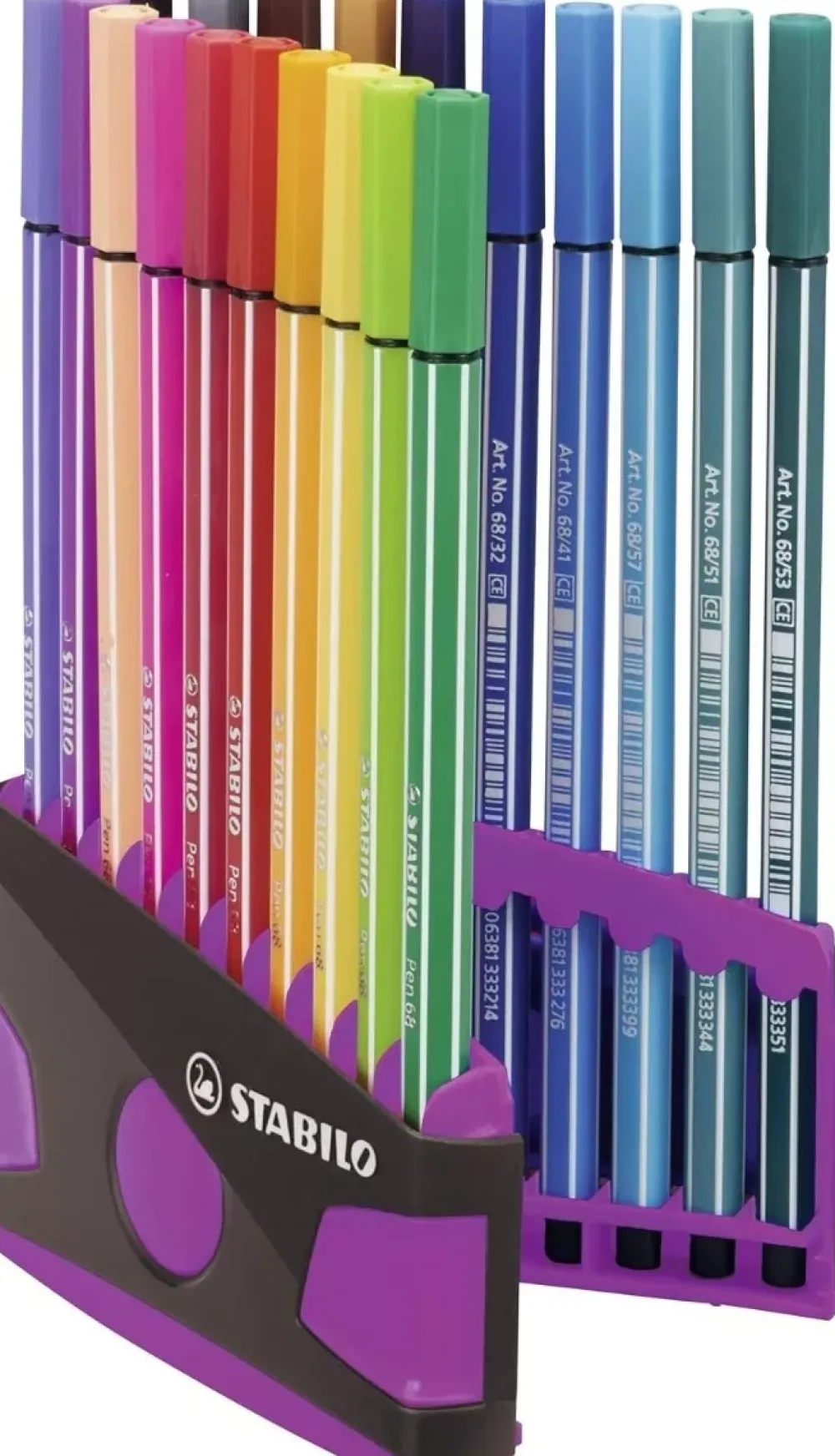 Outlet Estuche ColorParade 20 Rotuladores Pen 68 Gris/Fuschia Rotuladores