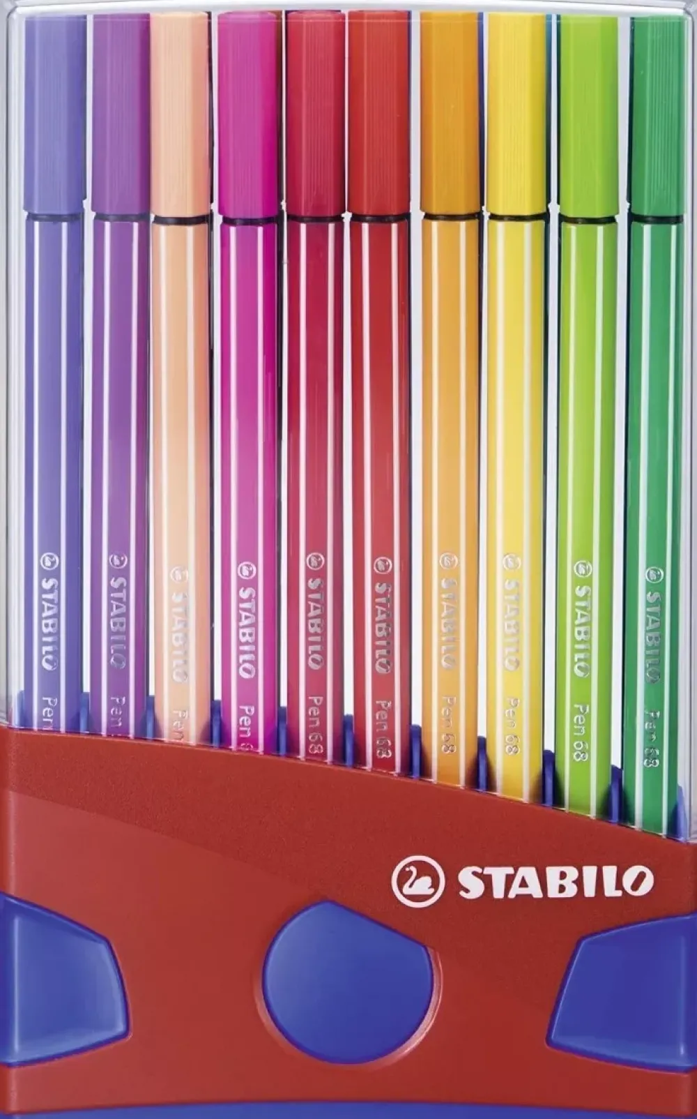 Sale Estuche ColorParade 20 Rotuladores Pen 68 Rojo/Azul Rotuladores