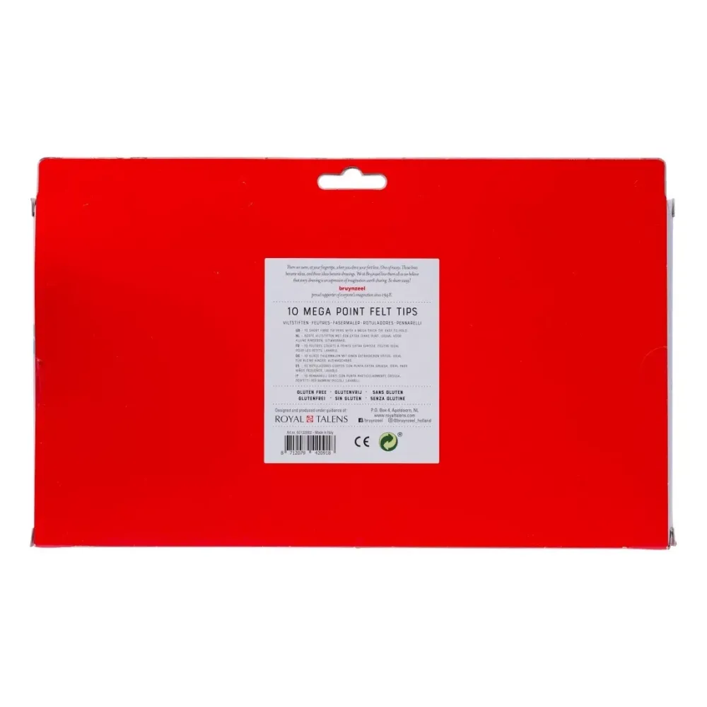 Clearance Estuche de 10 Rotuladores Kids Punta Gruesa Rotuladores