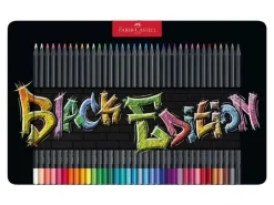 Hot Estuche de Metal 36 Lápices de colores Black Edition Niños Niños Y Regalos