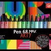Hot Estuche de Metal Arty 20 Rotuladores Pen 68 MAX Rotuladores
