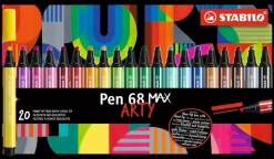 Hot Estuche de Metal Arty 20 Rotuladores Pen 68 MAX Rotuladores