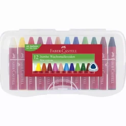 Clearance Estuche de plástico 12 Ceras Triangulares Jumbo Niños Niños Y Regalos