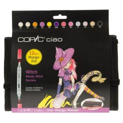Sale Estuche de tela con 12 rotuladores Witch Ciao Rotuladores