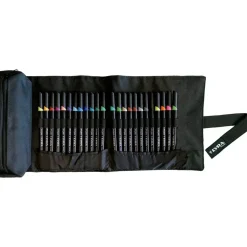 Clearance Estuche de Tela Enrollable 24 Rotuladores Art Pen Rotuladores