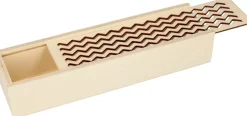 Sale Estuche plumier madera Zig Zag Organización