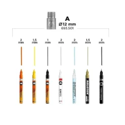 Discount Extensor de refill serie A 12mm Rotuladores