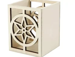 Outlet Farolillo de Madera Estrella Maderas
