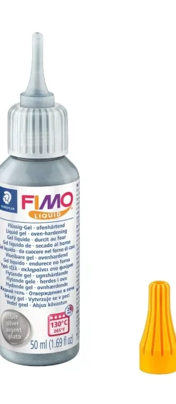New Fimo Líquido Gel Decorativo Plata 50ml Pastas Moldeables