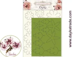 Outlet Flor de Foamiran Clavelina Beige Dayka Goma Eva Fofuchas
