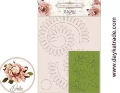 Online Flor de Foamiran Dalia Rosa Dayka Goma Eva Fofuchas