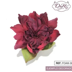 Sale Flor de Foamiran Flor Tropical Roja Dayka Goma Eva Fofuchas
