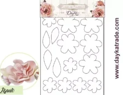 Discount Flor de Foamiran Lisanto Blanco Dayka Goma Eva Fofuchas