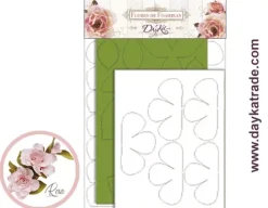 Hot Flor de Foamiran Rosa Blanca Dayka Goma Eva Fofuchas