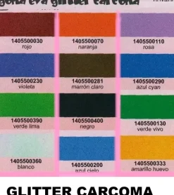 Best Foamy Goma EVA Carcoma Glitter 60x40cm 2mm Goma Eva Fofuchas