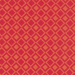 Clearance Foamy Goma EVA estampado Cuadros Naranjas sobre Rojo Goma Eva Fofuchas