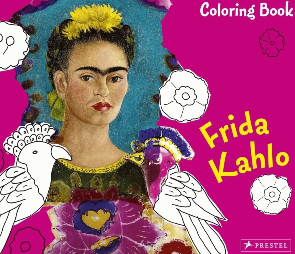 Frida Kahlo Coloring Book Colorear