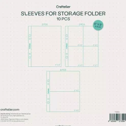 Clearance Fundas Para Organizador de Sellos y Troqueles 6"x8" Organización