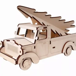 Sale Furgoneta de Madera Con Abeto Maderas|Navidad
