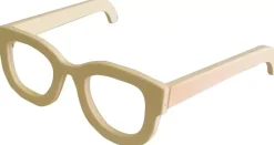 Clearance Gafas Cuadradas de Madera Goma Eva Fofuchas