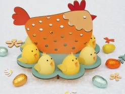 Hot Gallina Huevera de Madera Les Poulettes Maderas