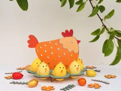 Hot Gallina Huevera de Madera Les Poulettes Maderas
