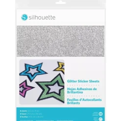 Glitter Sticker Paper Pegatinas Silhouette