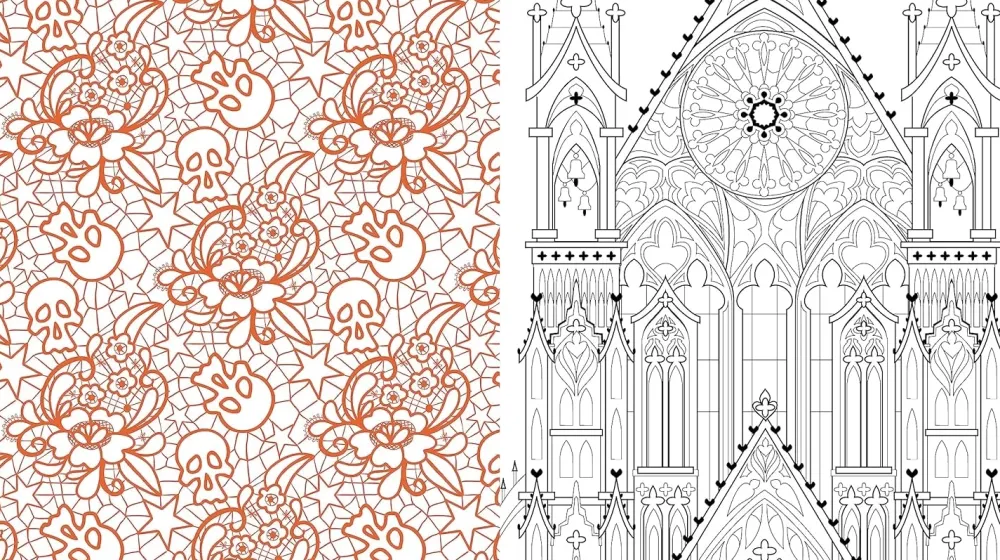 Discount Gothic Coloring Book Colorear