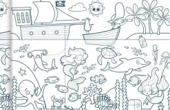 Clearance Graffy Roll Piratas y Sirenas Niños Niños Y Regalos|Colorear