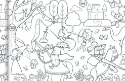 New Graffy Roll Princesas y Caballeros Niños Niños Y Regalos|Colorear