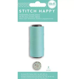 New Hilo aguamarina Stitch Happy We R Memory Keepers Telas, Sedas Y Fieltro|Herramientas Para Tela