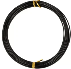Hilo de aluminio negro 1,5mm Bisutería