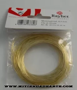 Online Hilo de latón 0,4 mm Bisutería