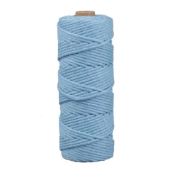Clearance Hilo de macramé Azul Cielo 3mm Macramé