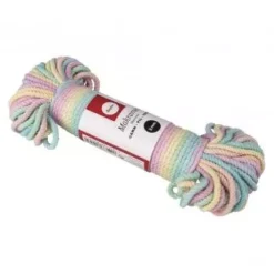 Clearance Hilo Macramé Trenzado Arcoiris 3mm Macramé