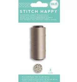 Online Hilo metálico plata Stitch Happy We R Memory Keepers Telas, Sedas Y Fieltro|Herramientas Para Tela