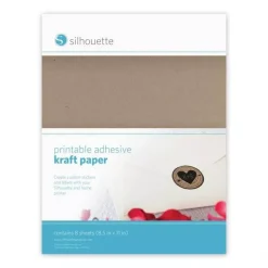 Outlet Hojas Adhesivas Imprimibles Kraft Silhouette