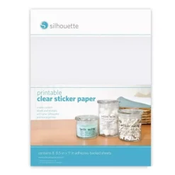 Outlet Hojas Adhesivas Imprimibles Transparentes Silhouette