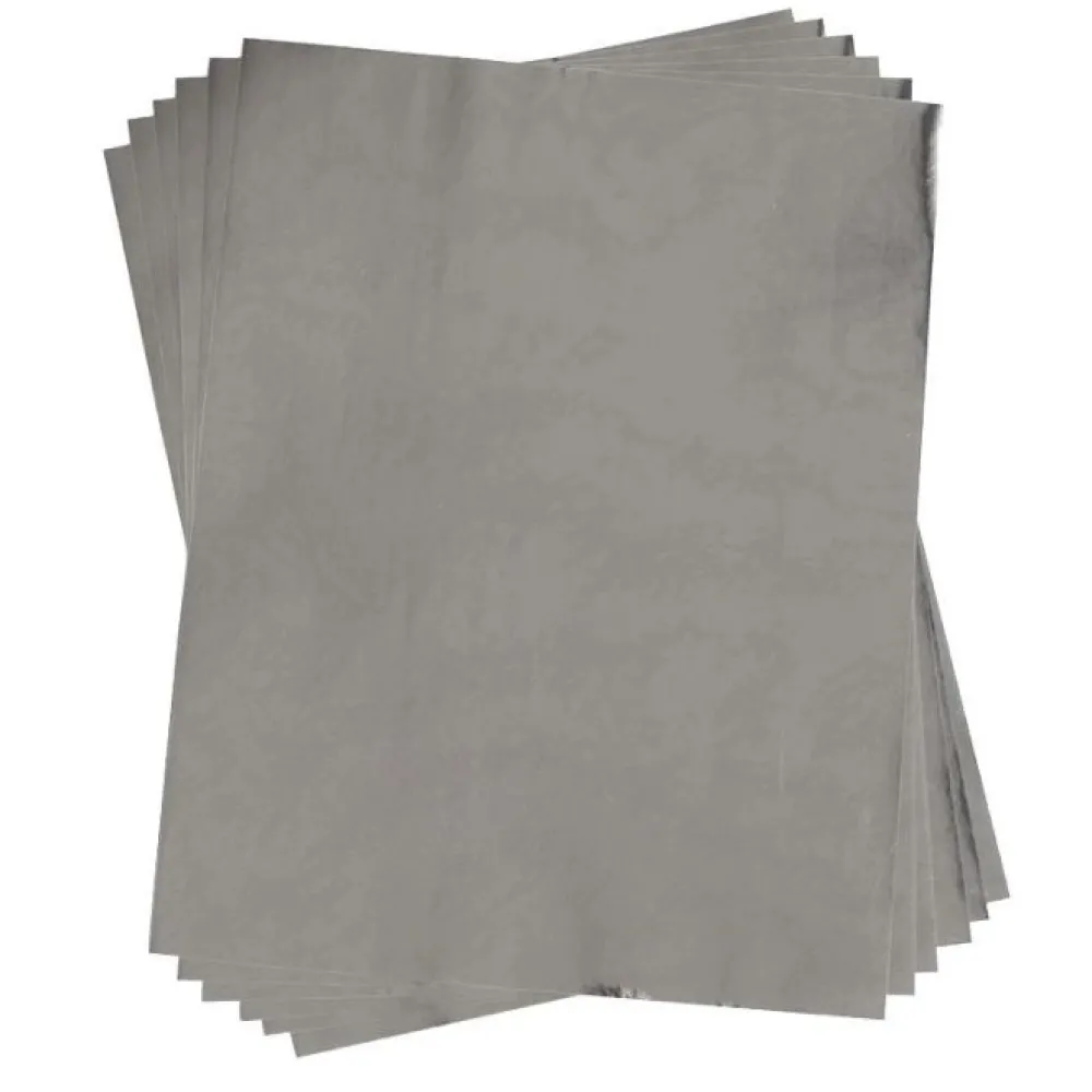 Outlet Hojas de foil Plata Curio Silhouette