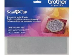 Outlet Hojas metálicas plata para embossing Silhouette|Brother