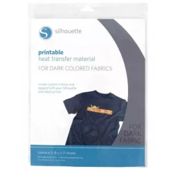 Clearance Hojas Transferibles Imprimibles Blanco Colores Oscuros A4 Silhouette