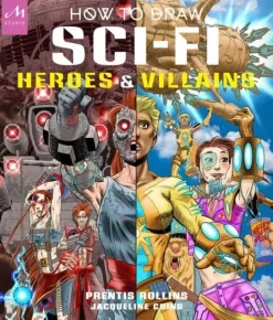 Outlet How to Draw Heroes and Villains Infantil