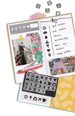 Sale Icons Magnetic Stencils Journal Studio We R Memory Keepers Herramientas De Corte