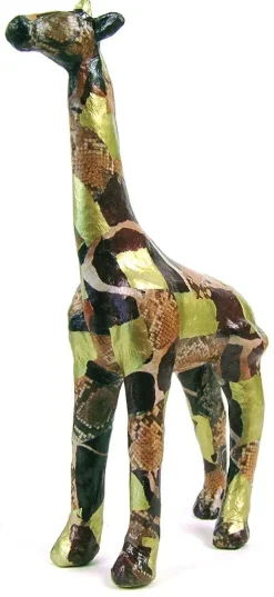 Clearance Jirafa de papel maché Cartón Y Papel Maché