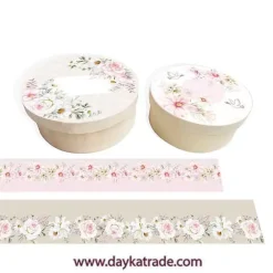 Best Kit 2 Cajas Prediseñadas Redondas Dayka Organización