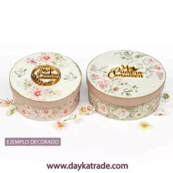 Best Kit 2 Cajas Prediseñadas Redondas Dayka Organización