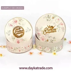 Best Kit 2 Cajas Prediseñadas Redondas Dayka Organización