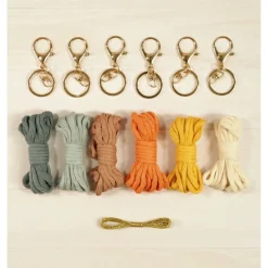 Clearance Kit 6 llaveros de macramé Labores Y Macramé
