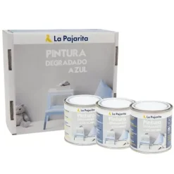 New Kit 3 Pintura Degradado Azul 250ml Pinturas Acrílicas